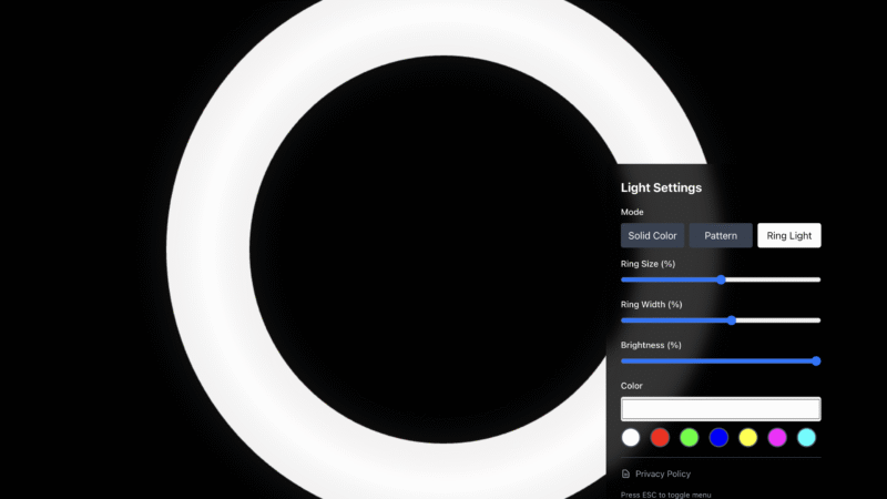 Monitor As Light - Homepage